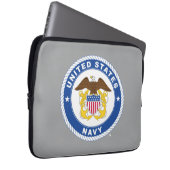 US-Marine | Referent Wappen Laptopschutzhülle (Vorne Rechts)
