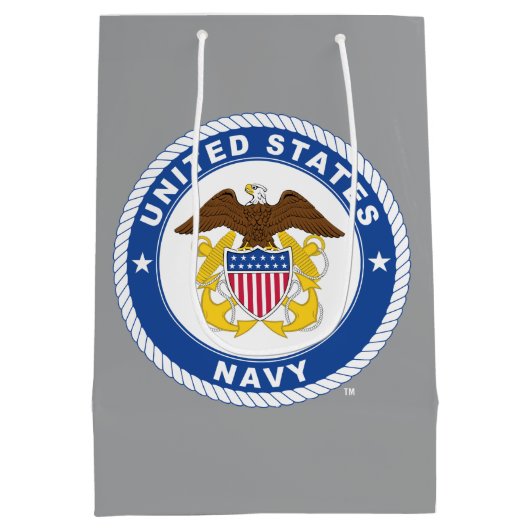 US-Marine | Referent Wappen Mittlere Geschenktüte (Rückseite)