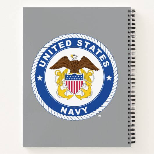 US-Marine | Referent Wappen Notizblock (Rückseite)