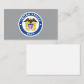 US-Marine | Referent Wappen Platzkarte (Vorne/Hinten)