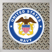 US-Marine | Referent Wappen Poster (Vorne)