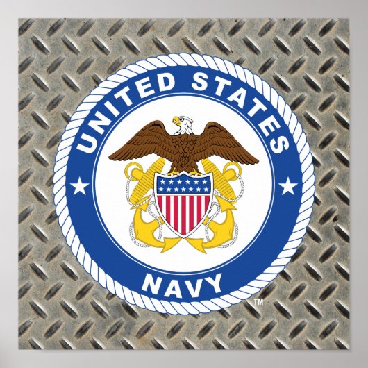 US-Marine | Referent Wappen Poster (Vorne)
