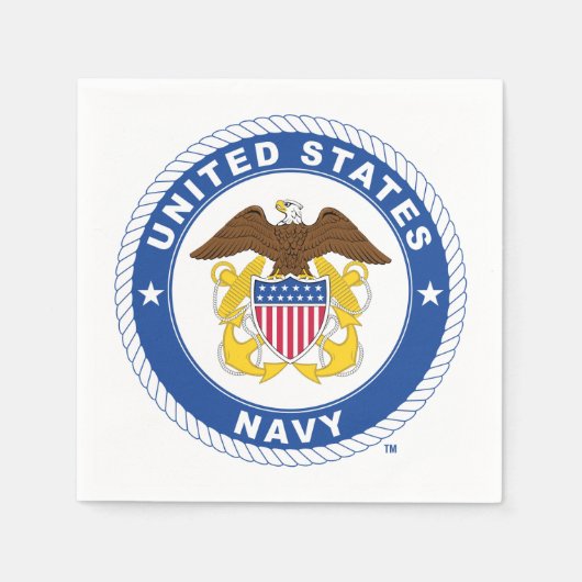 US-Marine | Referent Wappen Serviette (Vorderseite)