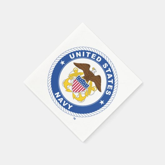 US-Marine | Referent Wappen Serviette (Ecke)