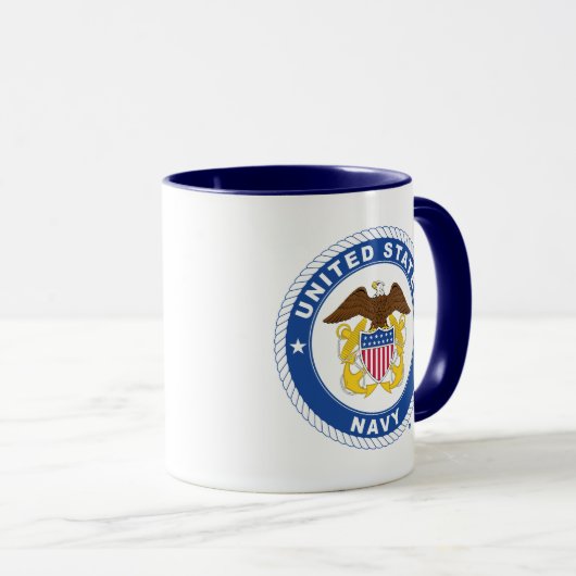 US-Marine | Referent Wappen Tasse (VorderseiteRechts)