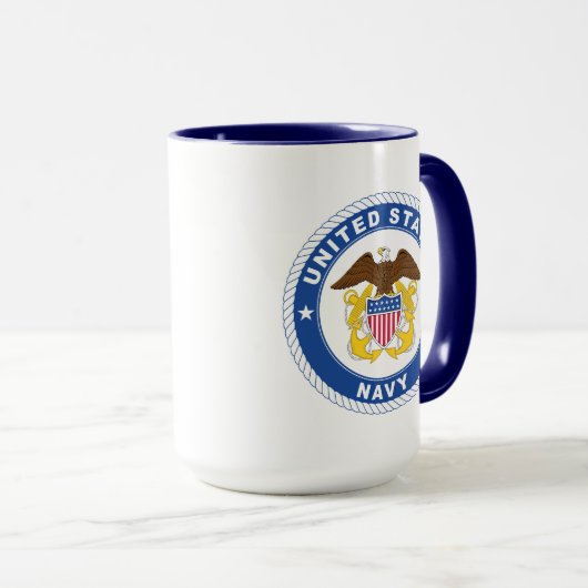 US-Marine | Referent Wappen Tasse (VorderseiteRechts)