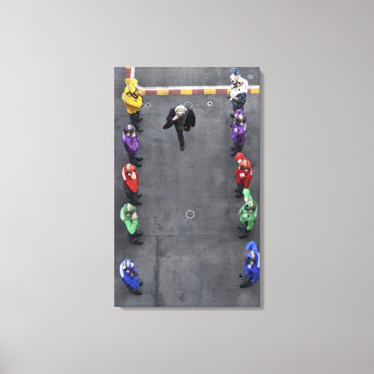 US-Marine Regenbogenhälften Leinwanddruck (Vorderseite)