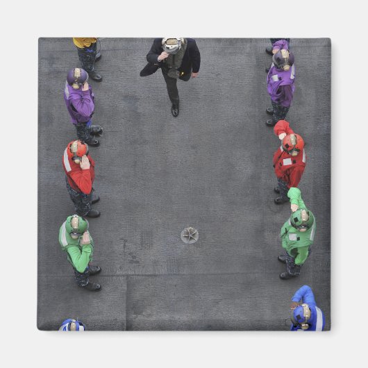 US-Marine Regenbogenhälften Magnet (Vorne)