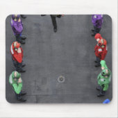US-Marine Regenbogenhälften Mousepad (Vorne)