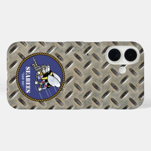 US-Marine | Seabees Case-Mate iPhone Hülle (Rückseite (Horizontal))
