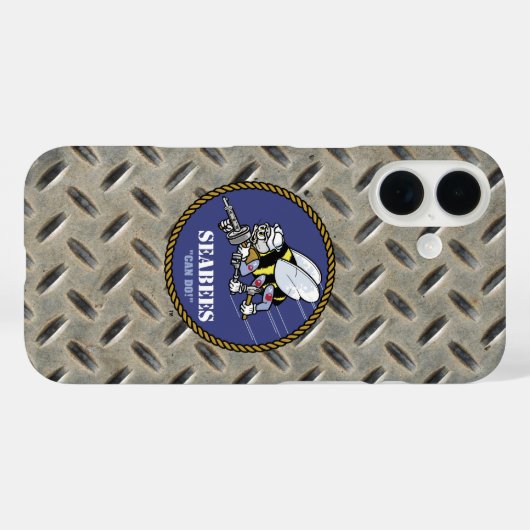 US-Marine | Seabees Case-Mate iPhone Hülle (Rückseite (Horizontal))