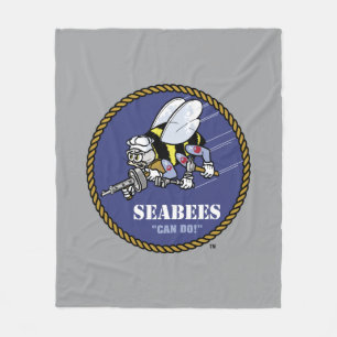 US-Marine Seabees Fleecedecke