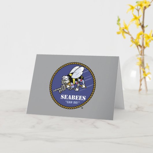 US-Marine | Seabees Karte (Gelbe Blume)