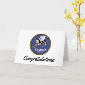 US-Marine | Seabees Karte (Gelbe Blume)