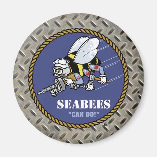 US-Marine | Seabees Magnet (Vorne)