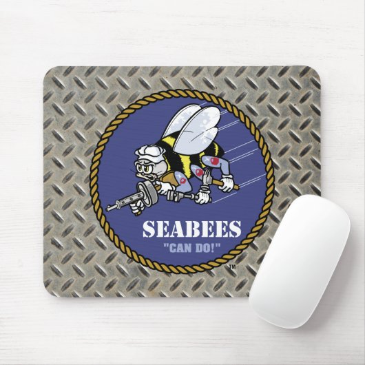 US-Marine | Seabees Mousepad (Mit Mouse)