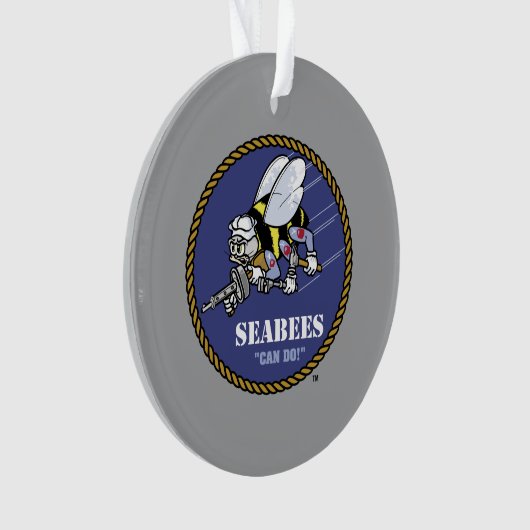 US-Marine | Seabees Ornament (Vorderseite)