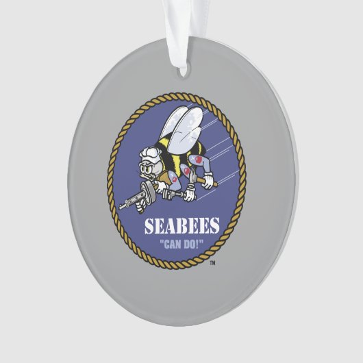 US-Marine | Seabees Ornament (Vorderseite)