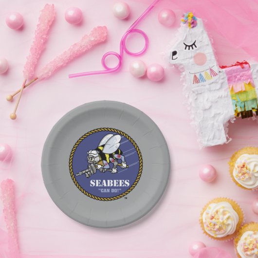 US-Marine | Seabees Pappteller (Party)