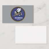 US-Marine | Seabees Platzkarte (Vorne/Hinten)