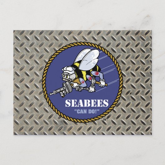 US-Marine | Seabees Postkarte (Vorderseite)