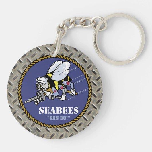 US-Marine | Seabees Schlüsselanhänger (Rückseite)