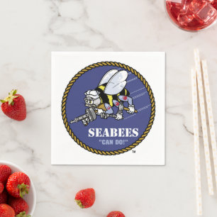 US-Marine Seabees Serviette