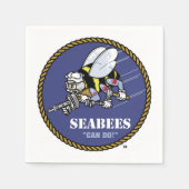 US-Marine | Seabees Serviette (Vorderseite)