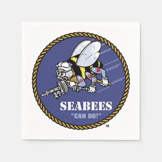 US-Marine | Seabees Serviette (Vorderseite)