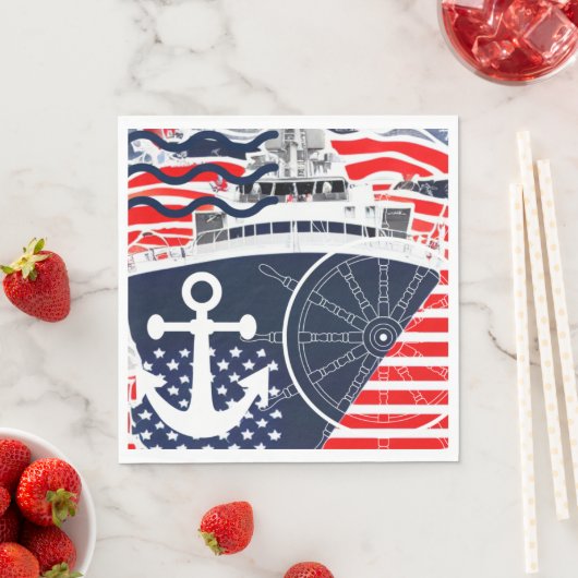 US-Marine Serviette (Beispiel)