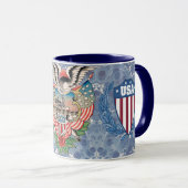 US-Marine Tasse (VorderseiteRechts)