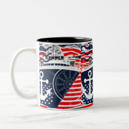 US-Marine Zweifarbige Tasse