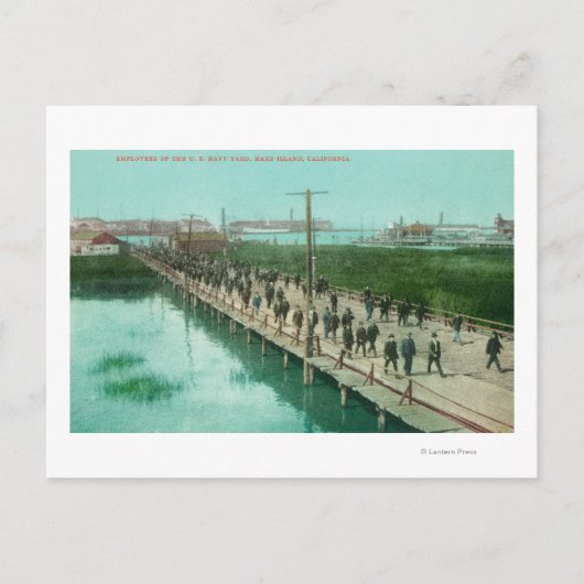 US-Marinedienstmitarbeiter sind auf dem Weg zur Ar Postkarte (Vorderseite)