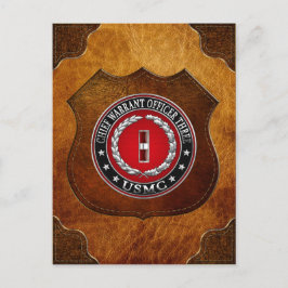 US-Marineinfanterie: Dritter Hauptbefehl (USMC CWO Postkarte