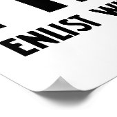 US-Marineinfanterie — Erste Bekämpfung in Frankrei Poster (Ecke)