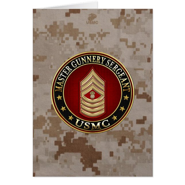 US-Marineinfanterie: Master Gunnery Sergeant (USMC (Vorne)