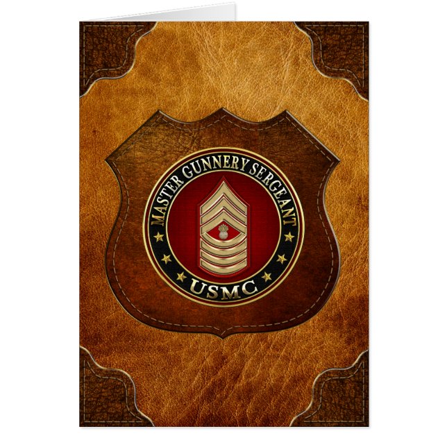 US-Marineinfanterie: Master Gunnery Sergeant (USMC (Vorne)