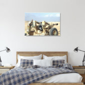 US-Marineinfanteristen bereiten sich auf die Entla Leinwanddruck (Insitu (Schlafzimmer))