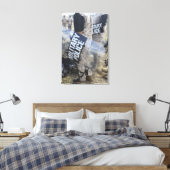 US-Marineinfanteristen und -Matrosen treiben Unruh Leinwanddruck (Insitu (Schlafzimmer))