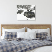 US-Marinepatrouille am Khowst-Gardez-Pass Leinwanddruck (Insitu (Schlafzimmer))
