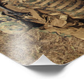 US-Marines bieten Sicherheit als UH-1N Fotodruck (Ecke)