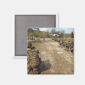 US-Marines bieten Sicherheit als UH-1N Magnet (Vorderseite/Rückseite)