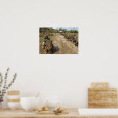 US-Marines bieten Sicherheit als UH-1N Poster (Küche)