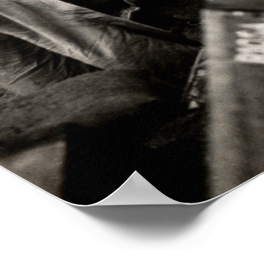 US-Marines des Zweiten Weltkriegs über Iwo Jima Poster (Ecke)