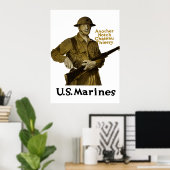US Marines — Ein weiteres Notchateau Thierry Poster (Heimbüro)