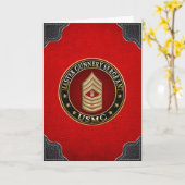 US-Marines: Gunnermeister (USMC MGySgt) Karte (Gelbe Blume)