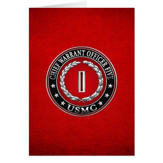 US-Marines: Hauptbefehl Fünf (USMC CWO-5) [3D] (Vorne)