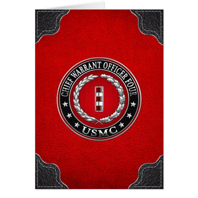 US-Marines: Hauptbefehl Vier (USMC CWO-4) [3D] (Vorne)