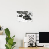 US Marines patrol in Khowst-Gardez Pass Poster (Heimbüro)