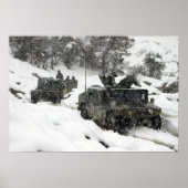 US Marines patrol in Khowst-Gardez Pass Poster (Vorne)